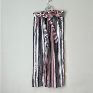 Knox Rose Pink and Gray Patterned Pants